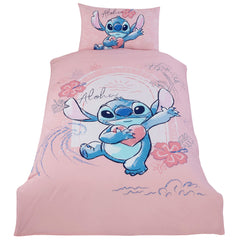 Lilo & Stitch Aloha Single Duvet Set LKT Sport Entertainment>Movies>Lilo & Stitch Duvet Covers