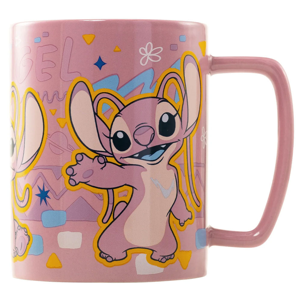 Lilo & Stitch Fuzzy Angel Mug LKT Sport Entertainment>Movies>Lilo & Stitch Mugs