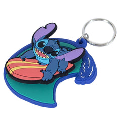 Lilo & Stitch Surfing Stitch PVC Spinner Keyring LKT Sport Entertainment>Movies>Lilo & Stitch Keychains