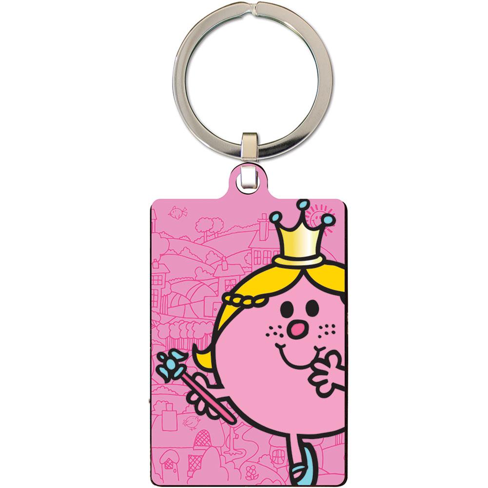Little Miss Princess Metal Keyring LKT Sport Entertainment>TV Series>Mr. Men And Little Miss Keychains