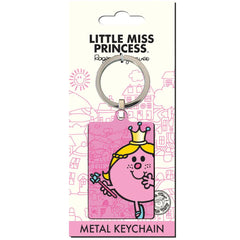 Little Miss Princess Metal Keyring LKT Sport Entertainment>TV Series>Mr. Men And Little Miss Keychains