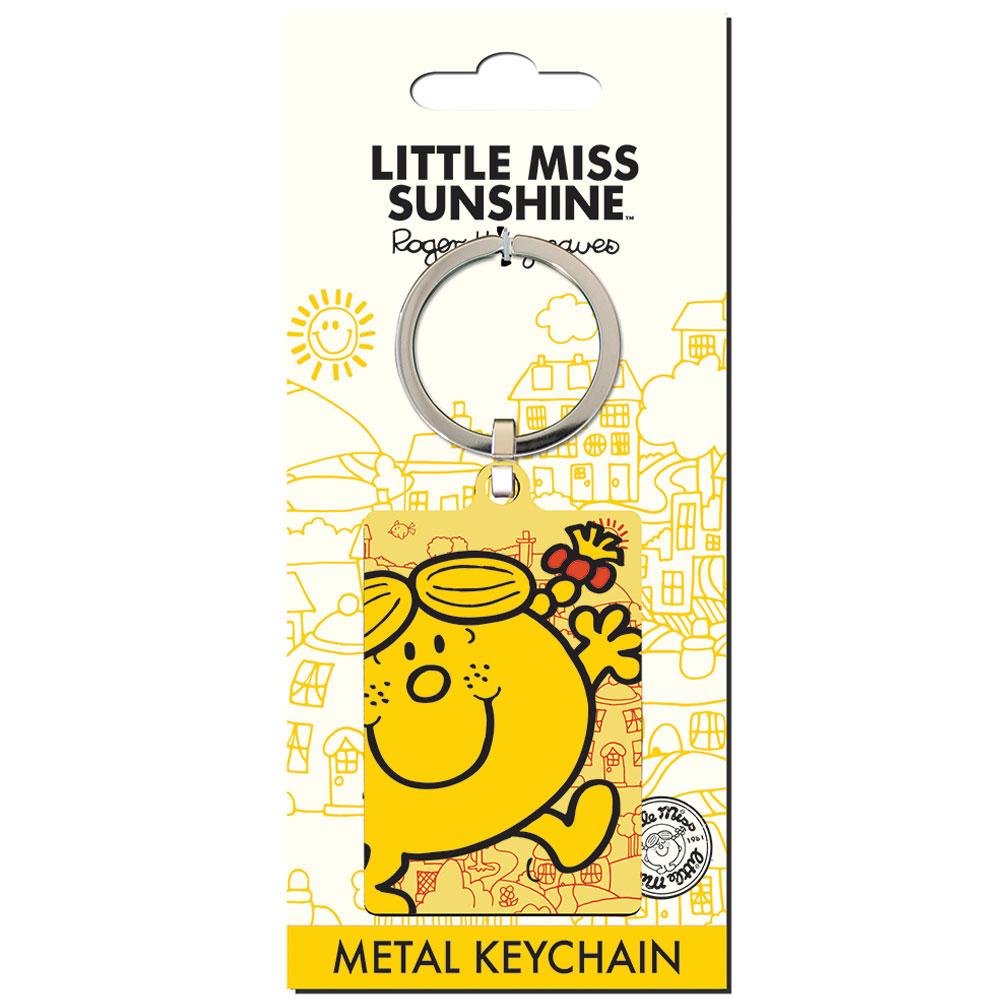 Little Miss Sunshine Metal Keyring LKT Sport Entertainment>TV Series>Mr. Men And Little Miss Keychains