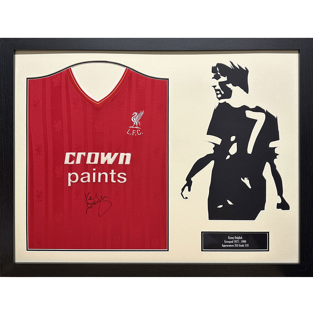 Liverpool FC 1986 Dalglish Signed Shirt Silhouette LKT Sport Football>Premier League>Liverpool FC