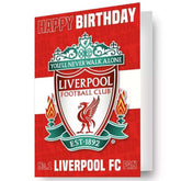 Liverpool FC 3D Lenticular Birthday Card LKT Sport Vibrant 3D birthday card with stadium artworkFeatures a moving LFC crest to stadium imageMessage inside reads 'Have a fantastic birthday'Official licensed productApprox 23cm x 15cm Greeting Cards