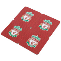 Liverpool FC 4pk Cork Coaster LKT Sport Pack of 4 cork coasters with a high quality printFeaturing a red background with a full colour Liverpool FC crest in the middle of each coasterOfficial licensed productApprox 10cm in diameter Coasters