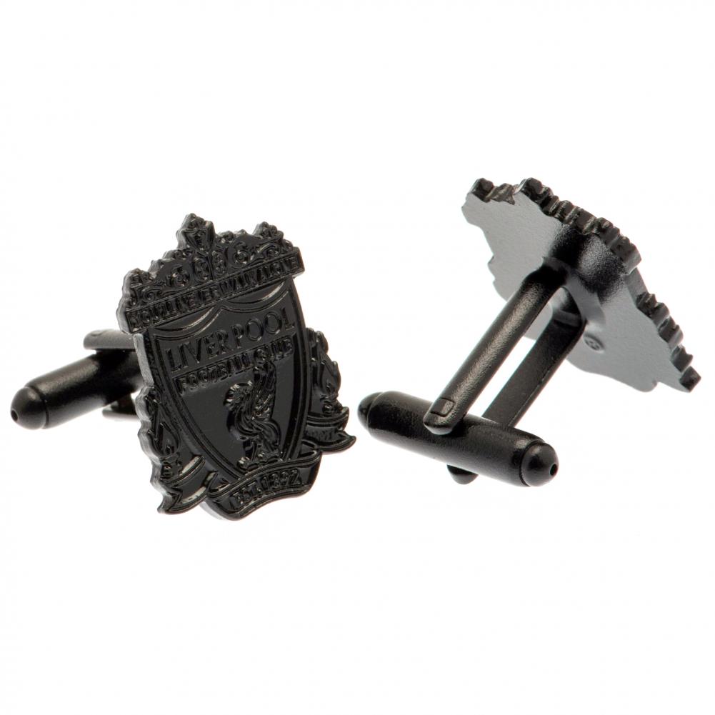 Liverpool FC Black IP Cufflinks LKT Sport Football>Premier League>Liverpool FC Cufflinks