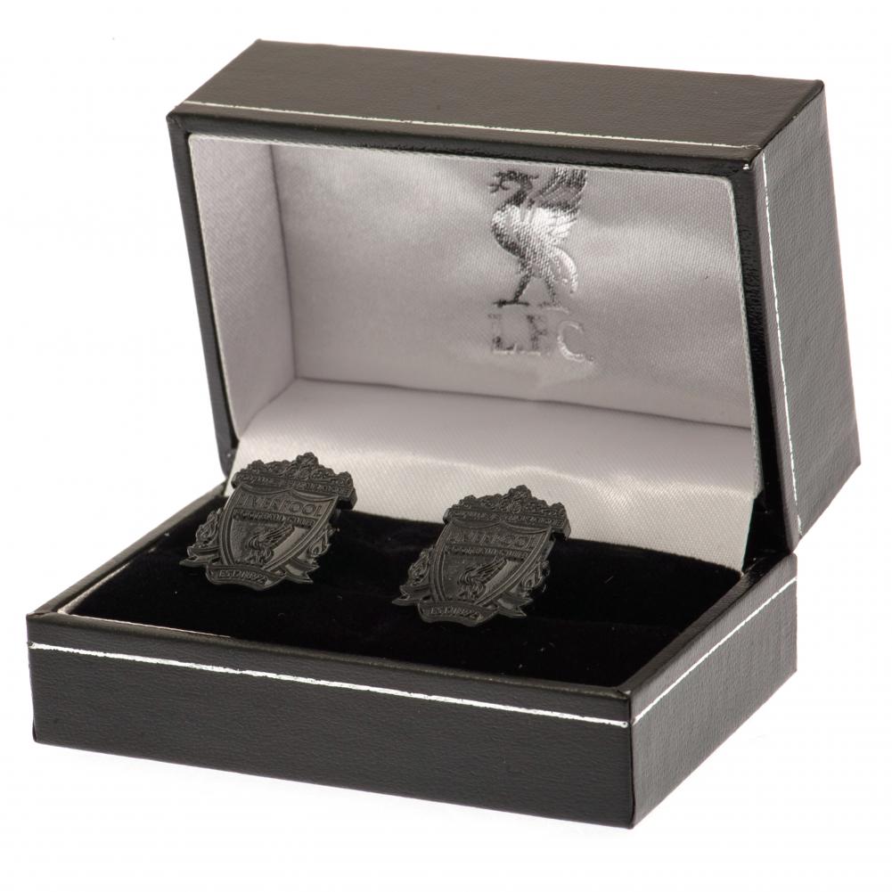 Liverpool FC Black IP Cufflinks LKT Sport Football>Premier League>Liverpool FC Cufflinks