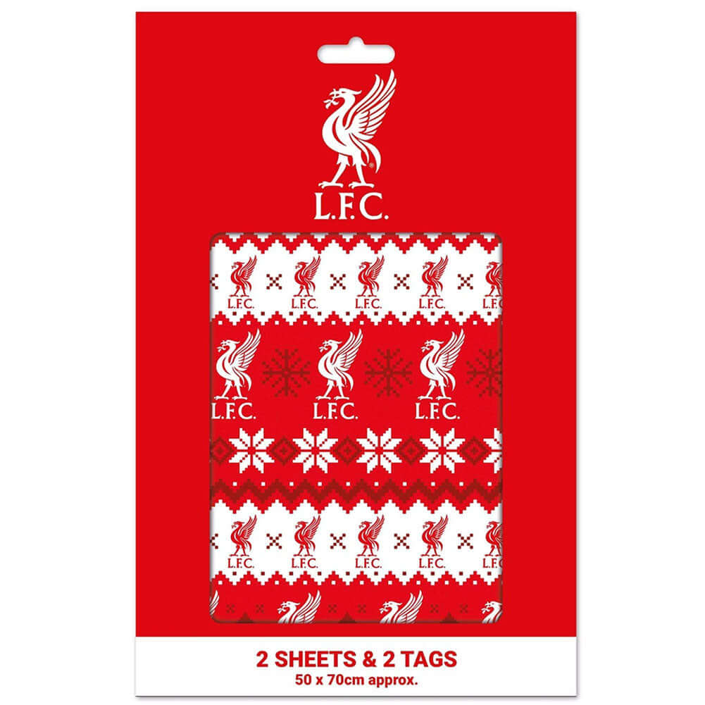 Liverpool FC Christmas Gift Wrap LKT Sport Football>Premier League>Liverpool FC Wrapping Paper