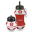 Liverpool FC Collapsible Football Drinks Bottle LKT Sport Collapsible football shaped drinks bottleFeaturing a white Liverpool crest and textScrew top lid with a handy carabiner clipOfficial licensed productApprox 550ml (oz)Approx 17cm tall when extended,