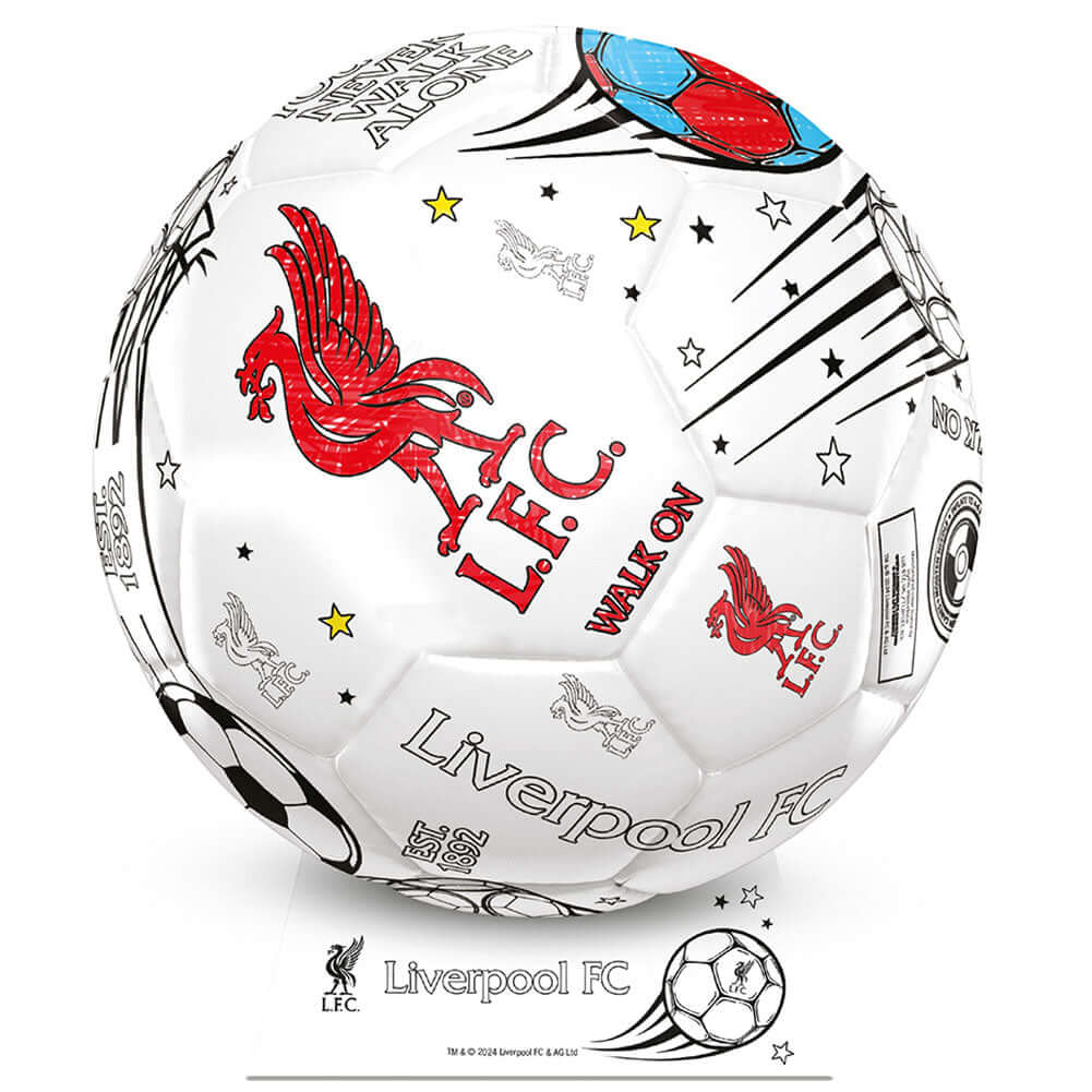Liverpool FC 'Colour In' Mini Football Set LKT Sport Football>Premier League>Liverpool FC Playground Balls