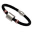 Liverpool FC Colour Ring Leather Bracelet LKT Sport Rope design bracelet made from genuine leatherBlack bracelet featuring stainless steel colour rings and an engraved club crestWith a stainless steel magnetic claspOfficial licensed productApprox 20cm x 0