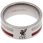 Liverpool FC Colour Stripe Ring Medium LKT Sport Football>Premier League>Liverpool FC Rings