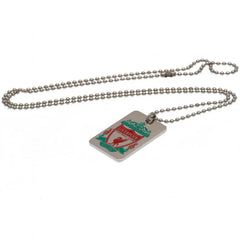 Liverpool FC Enamel Crest Dog Tag & Chain LKT Sport Football>Premier League>Liverpool FC Necklaces