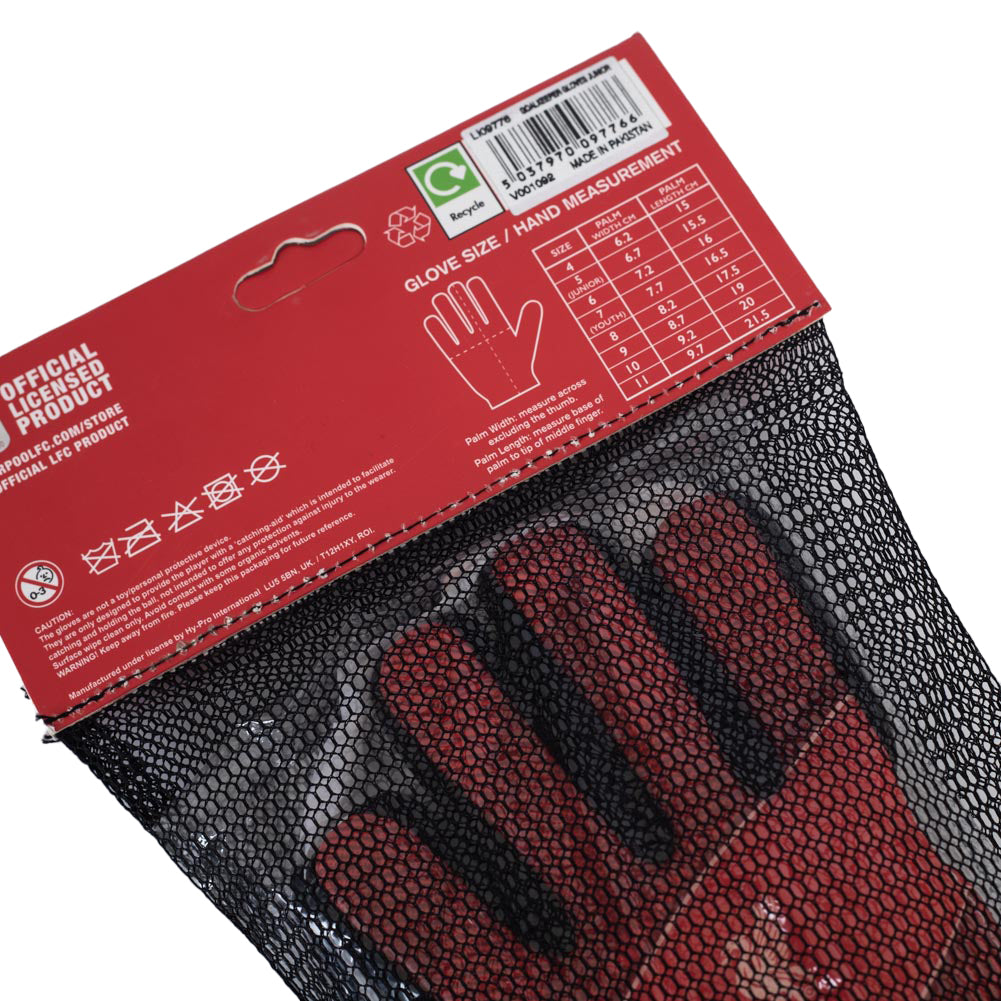 Liverpool FC Fuse Goalkeeper Gloves Kids LKT Sport Football>Premier League>Liverpool FC Soccer Gloves