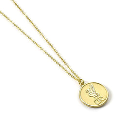 Liverpool FC Gold Finish Crest Necklace LKT Sport Football>Premier League>Liverpool FC Necklaces