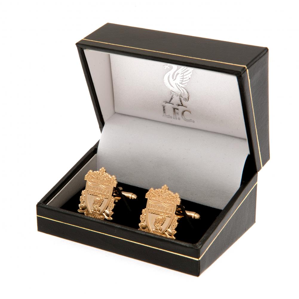 Liverpool FC Gold Plated Cufflinks LKT Sport Football>Premier League>Liverpool FC Cufflinks