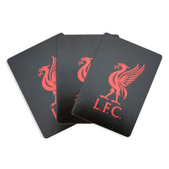 Liverpool FC Liverbird Playing Cards LKT Sport Executive style Liverpool FC branded playing cardsEach individual card is adorned with the Liverbird crestOfficial licensed product Card Games