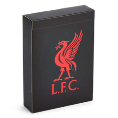 Liverpool FC Liverbird Playing Cards LKT Sport Executive style Liverpool FC branded playing cardsEach individual card is adorned with the Liverbird crestOfficial licensed product Card Games