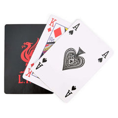 Liverpool FC Liverbird Playing Cards LKT Sport Executive style Liverpool FC branded playing cardsEach individual card is adorned with the Liverbird crestOfficial licensed product Card Games