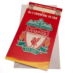 Liverpool FC No. 1 Fan Birthday Card LKT Sport Football>Premier League>Liverpool FC Greeting Cards