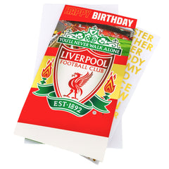 Liverpool FC Personalised Birthday Card LKT Sport Football>Premier League>Liverpool FC Greeting Cards