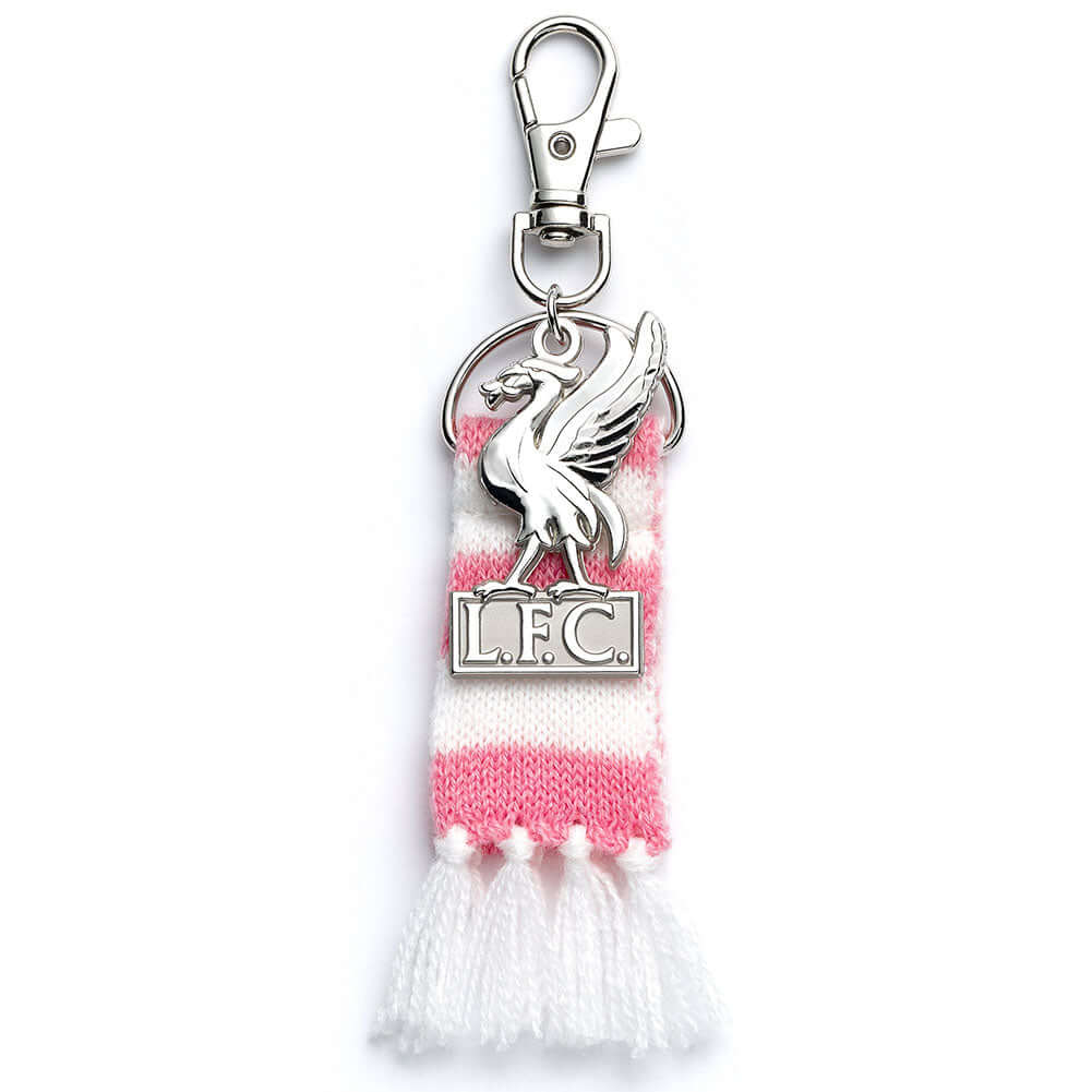 Liverpool FC Pink Bar Scarf Bag Charm LKT Sport Football>Premier League>Liverpool FC Keychains