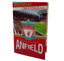 Liverpool FC Pop-Up Birthday Card LKT Sport Club colours gloss finish birthday card with stadium graphic Features a street plan and 3D pop-up stadium inside Official licensed product Approx 22cm x 15cm With a plain white envelope Greeting Cards