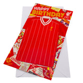 Liverpool FC Retro Shirt Birthday Card LKT Sport Football>Premier League>Liverpool FC Greeting Cards