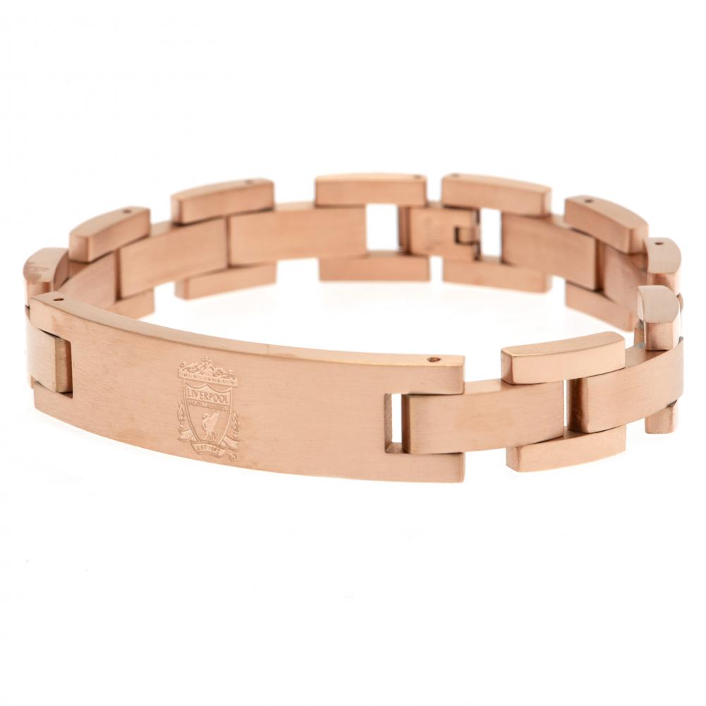 Liverpool FC Rose Gold Plated Bracelet LKT Sport Football>Premier League>Liverpool FC Bracelets