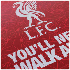 Liverpool FC Slogan Sherpa Fleece Blanket LKT Sport Football>Premier League>Liverpool FC Throw Blankets