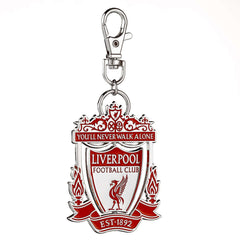 Liverpool FC Spinning Bag Charm LKT Sport Bright, colourful and highly detailed metal bag charmFeaturing a spinning center with the Liverpool crestWith a lobster claw claspOfficial licensed productApprox 70mm x 50mm Keychains
