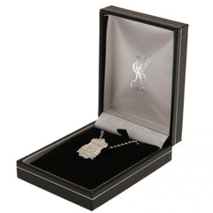 Liverpool FC Stainless Steel Pendant & Chain LKT Sport Stainless steel crest shaped pendant with ball chainChrome finish Liverpool crest with engraved detailOfficial licensed productChain approx 50cm (19in)Pendant approx 20mm x 15mm Pendants