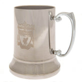 Liverpool FC Stainless Steel Tankard LKT Sport Stainless steel tankard featuring the Liverpool crestFinished in brushed steelOfficial licensed productApprox 400ml (13oz)Approx 13cm tall, 8cm in diameter Beer Glasses