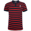 Liverpool FC Stripe Polo Mens Small LKT Sport Men's red & navy striped design poloFeatures an embroidered Liverbird crest in whiteWith red LFC hem tab detail100% Cotton machine washableOfficial licensed productSmall MensTo fit 35 – 38 inch chest Polos