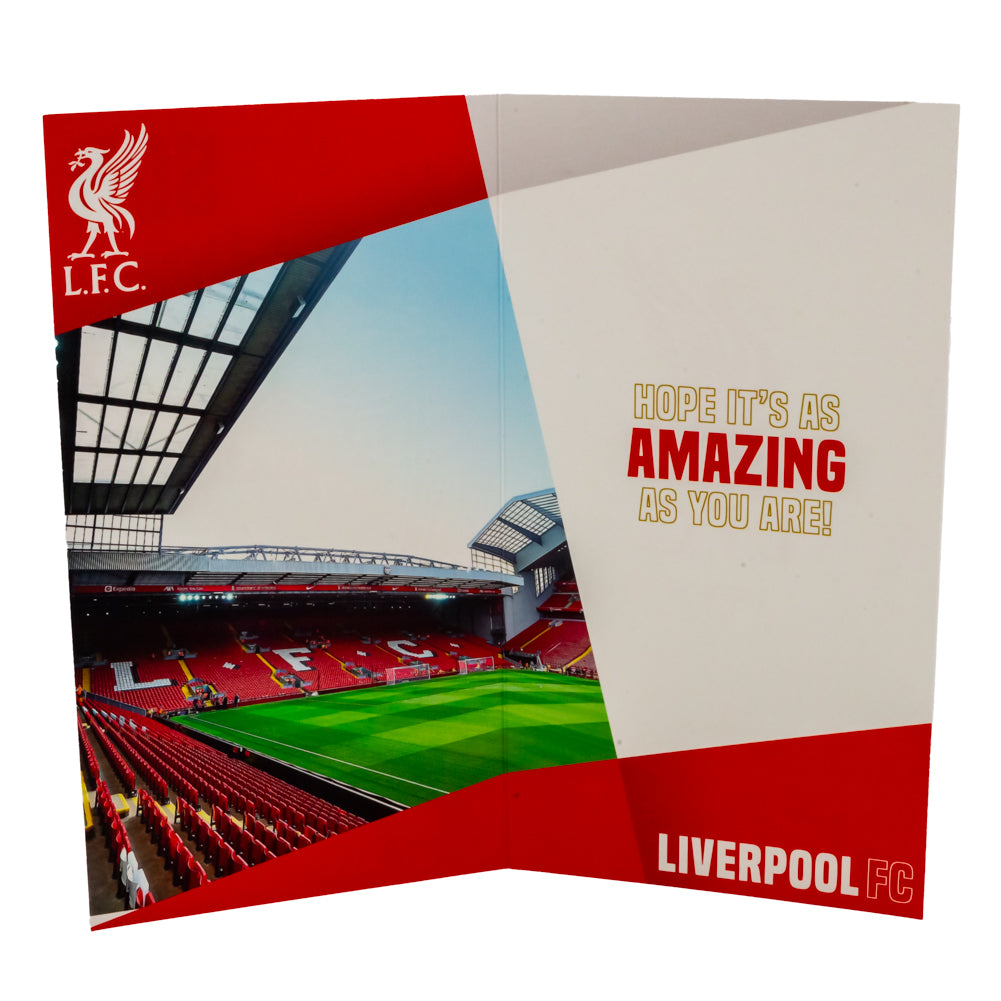 Liverpool FC Super Son Birthday Card LKT Sport Football>Premier League>Liverpool FC Greeting Cards