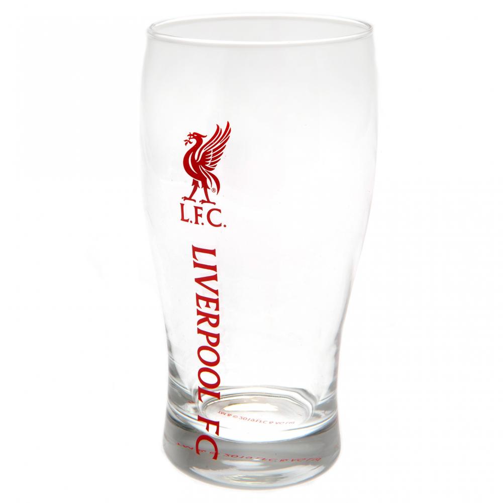 Liverpool FC Tulip Pint Glass LKT Sport Football>Premier League>Liverpool FC Beer Glasses