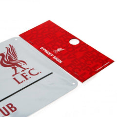 Liverpool FC White Street Sign LKT Sport Football>Premier League>Liverpool FC Novelty Signs