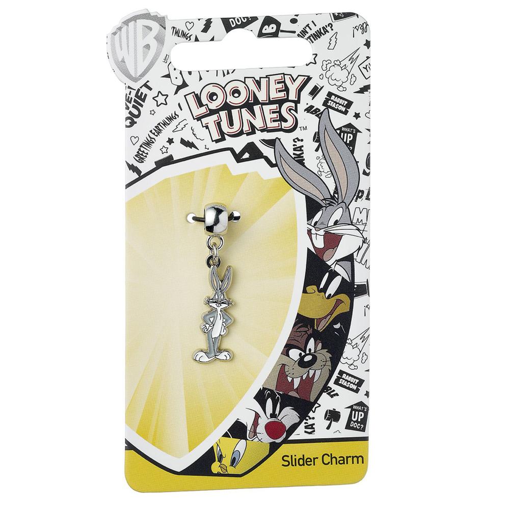 Looney Tunes Silver Plated Bugs Bunny Charm LKT Sport Entertainment>TV Series>Looney Tunes Charms & Pendants