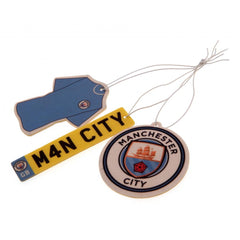 Manchester City FC 3pk Air Freshener LKT Sport Football>Premier League>Manchester City FC Vehicle Air Fresheners