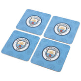 Manchester City FC 4pk Cork Coaster LKT Sport Football>Premier League>Manchester City FC Coasters