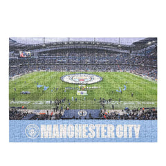 Manchester City FC 500pc Puzzle LKT Sport Classic 500pc jigsaw puzzleMakes up a picture of Etihad StadiumSuitable for ages 3+Official licensed productApprox 48cm x 34cm Jigsaw Puzzles