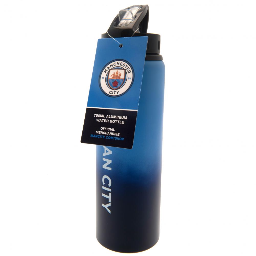 Manchester City FC Aluminium Drinks Bottle XL LKT Sport Football>Premier League>Manchester City FC Water Bottles