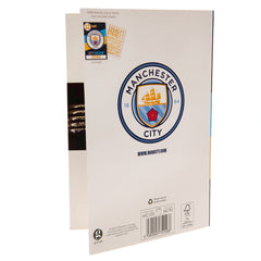 Manchester City FC Birthday Card With Stickers LKT Sport Football>Premier League>Manchester City FC Greeting Cards