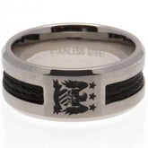 Manchester City FC Black Inlay Ring Large EC LKT Sport Football>Premier League>Manchester City FC Rings