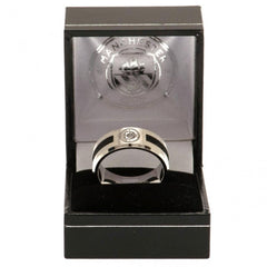 Manchester City FC Black Inlay Ring Small LKT Sport Football>Premier League>Manchester City FC Rings
