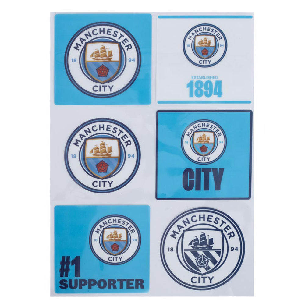Manchester City FC Car Decal Set LKT Sport Football>Premier League>Manchester City FC Vehicle Decals