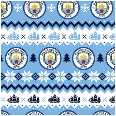 Manchester City FC Christmas Gift Wrap LKT Sport Football>Premier League>Manchester City FC Wrapping Paper