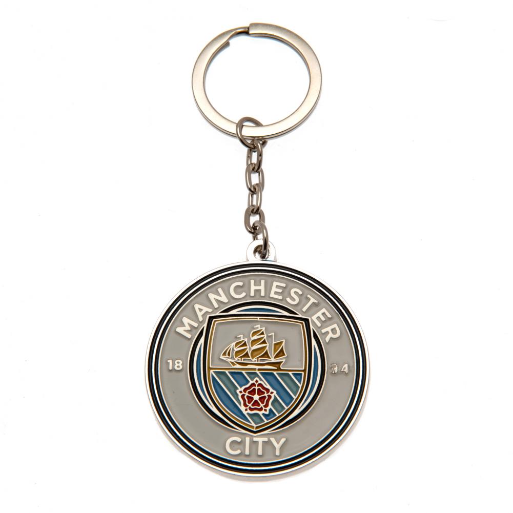 Manchester City FC Crest Keyring LKT Sport Football>Premier League>Manchester City FC Keychains