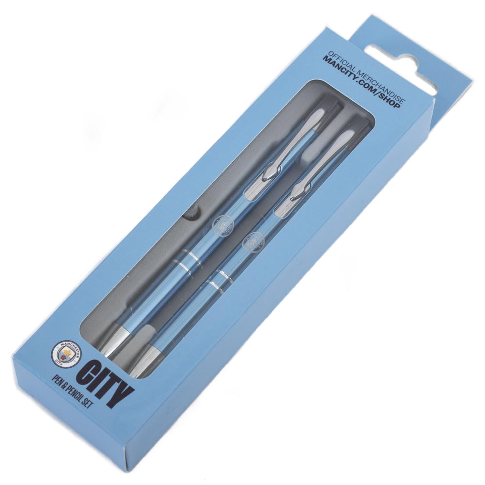 Manchester City FC Executive Pen & Pencil Set LKT Sport Football>Premier League>Manchester City FC Pen & Pencil Sets