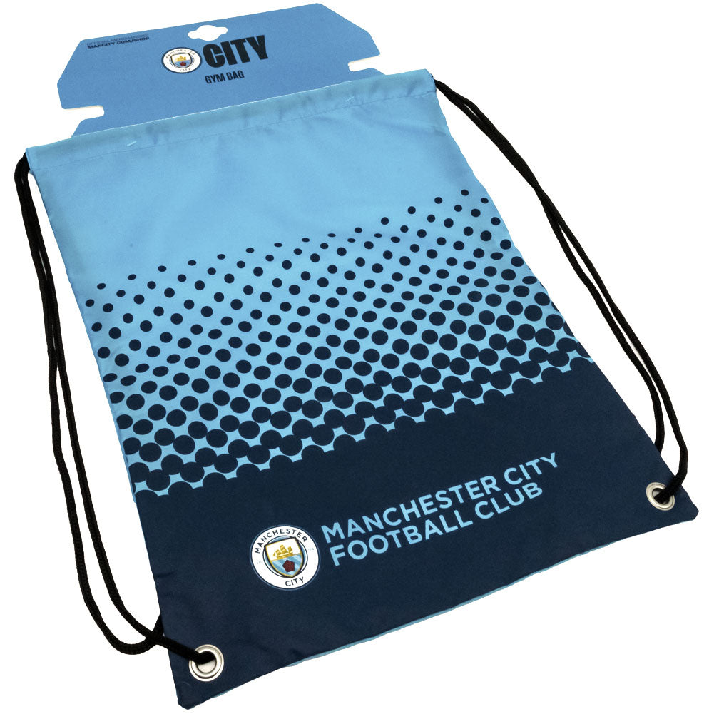 Manchester City FC Fade Gym Bag LKT Sport Football>Premier League>Manchester City FC Gym Duffel Bags